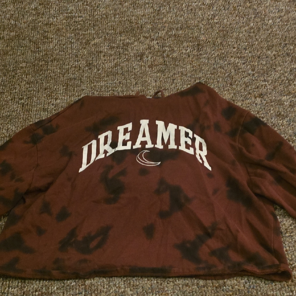 Mighty Fine Maroon Sweatshirt With A Moon
